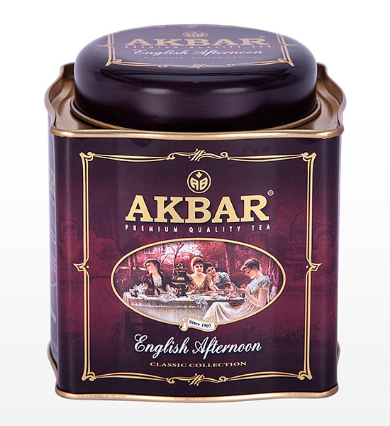 چای کلاسیک عصرانه اکبر فلزی 250 گرمی
