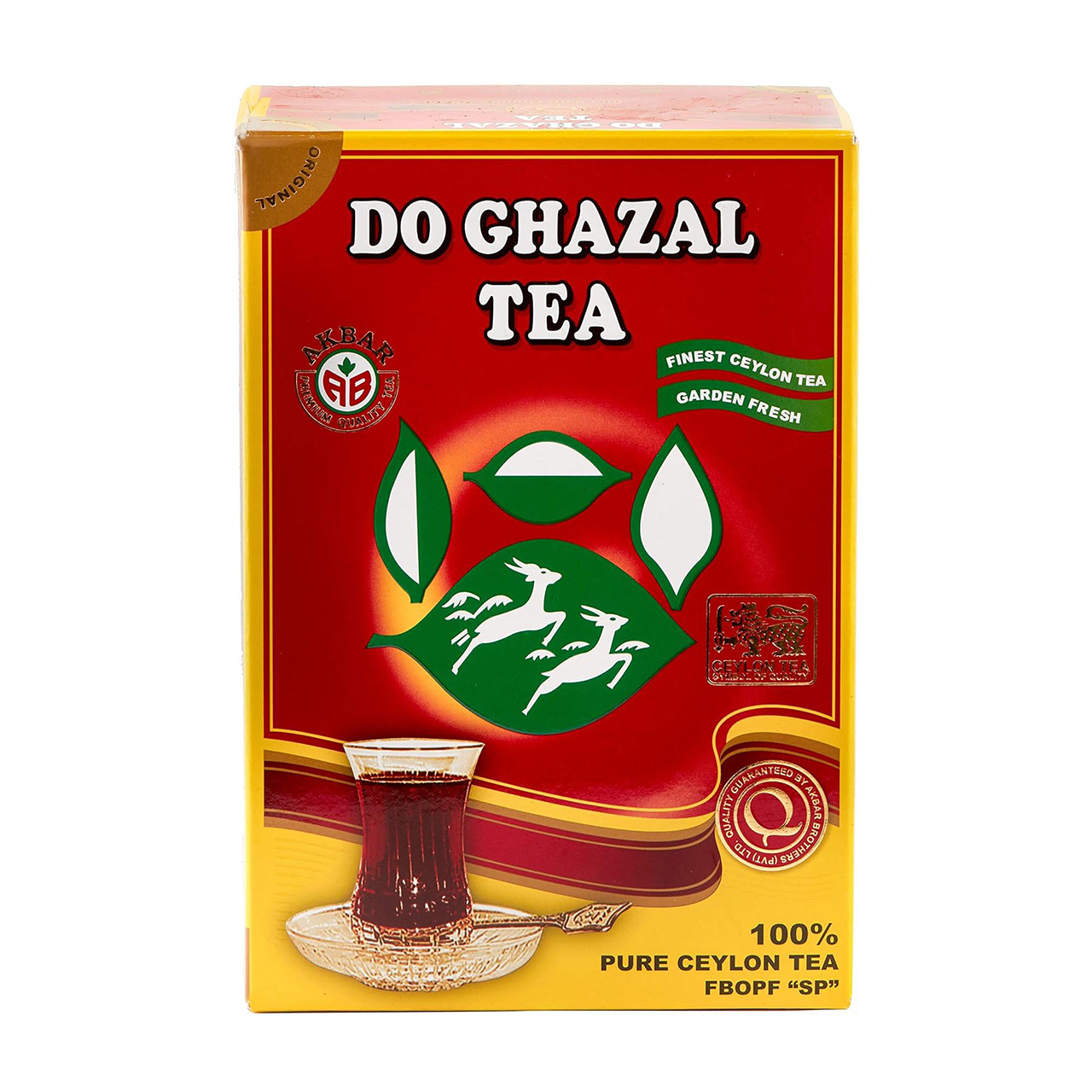 چای دو غزال ساده سریلانکا
