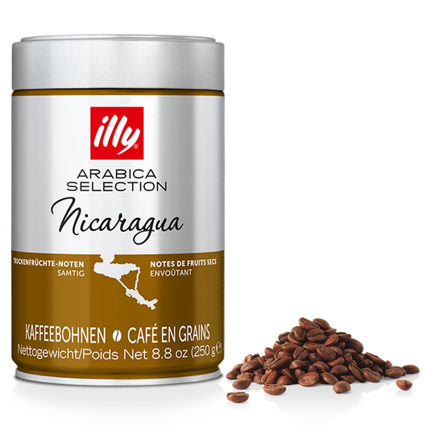 دانه قهوه ایلی مدل Nicaragua