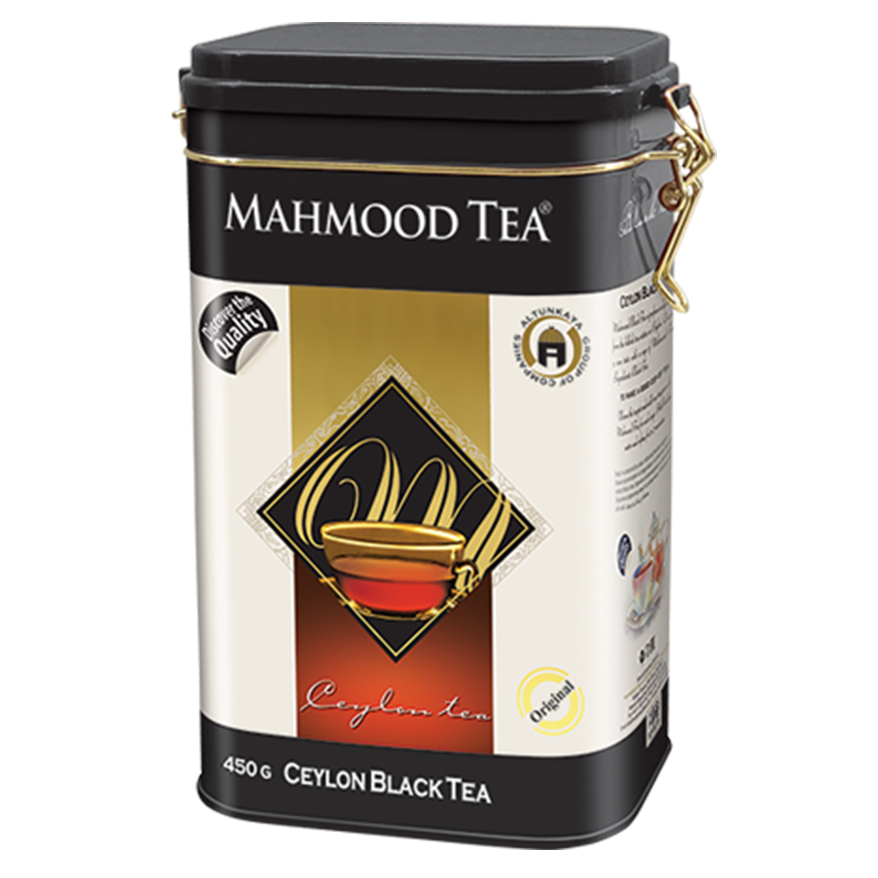 چای ساده قوطی فلزی 450 گرمی محمود