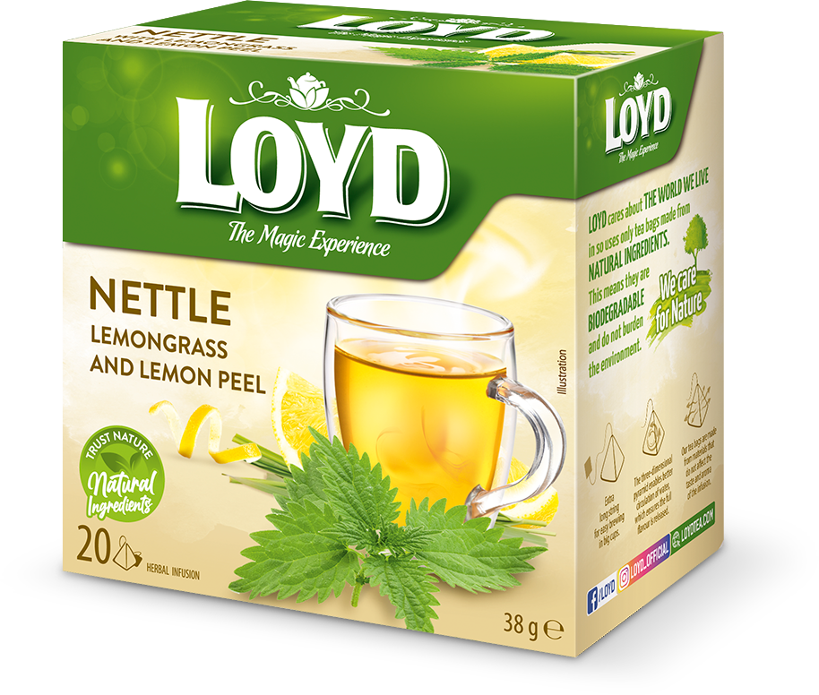 دمنوش گزنه و لیمو 20 عددی LOYD