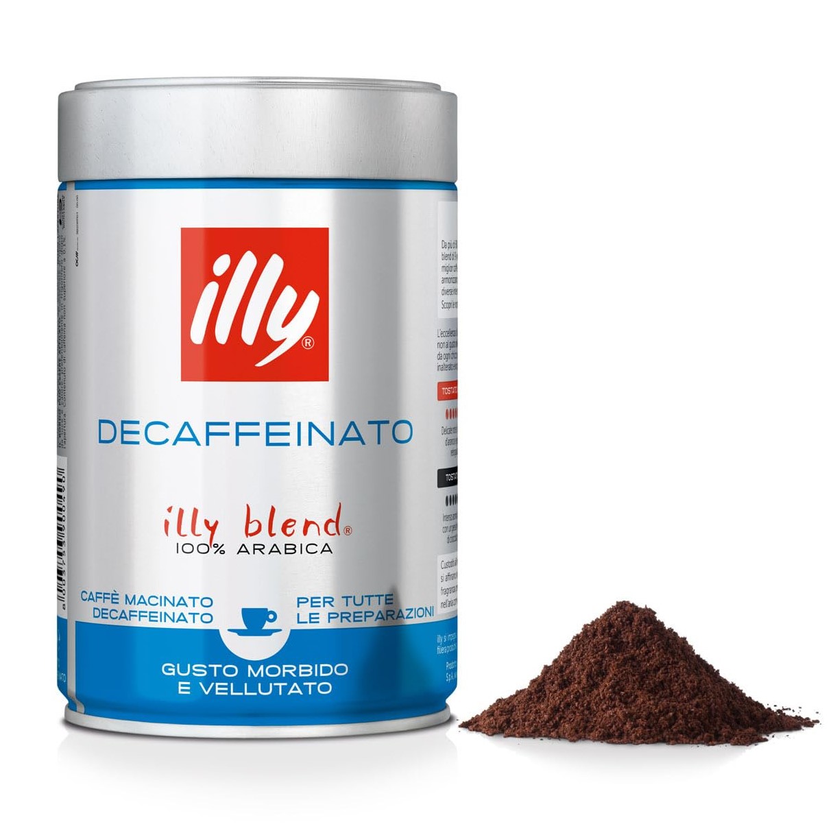 پودر قهوه اسپرسو بدون کافئین ایلی مدل Decaffeinato