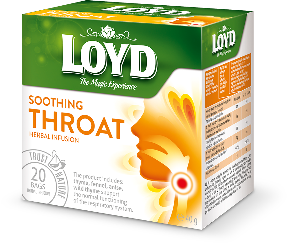 دمنوش تسکین دهنده گلو 20 عددی LOYD