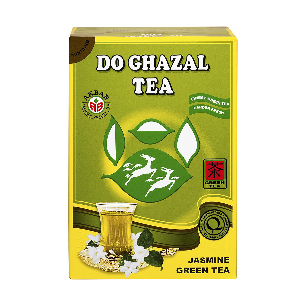 چای سبز یاسمین دو غزال سیلان