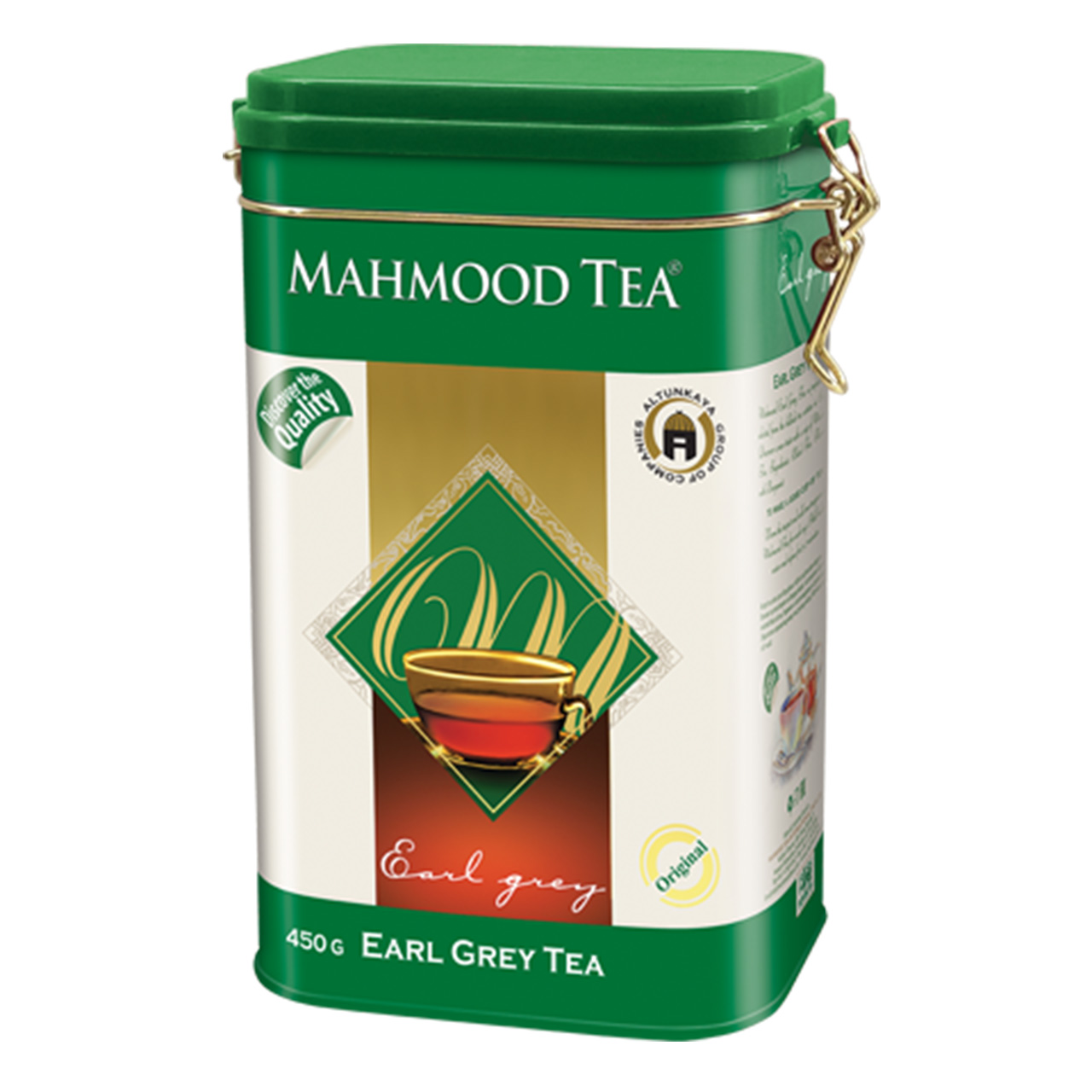 چای سیاه عطری 450 گرمی قوطی فلزی محمود
