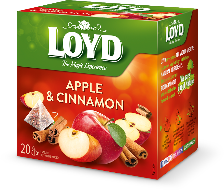 دمنوش سیب و دارچین 20 عددی LOYD