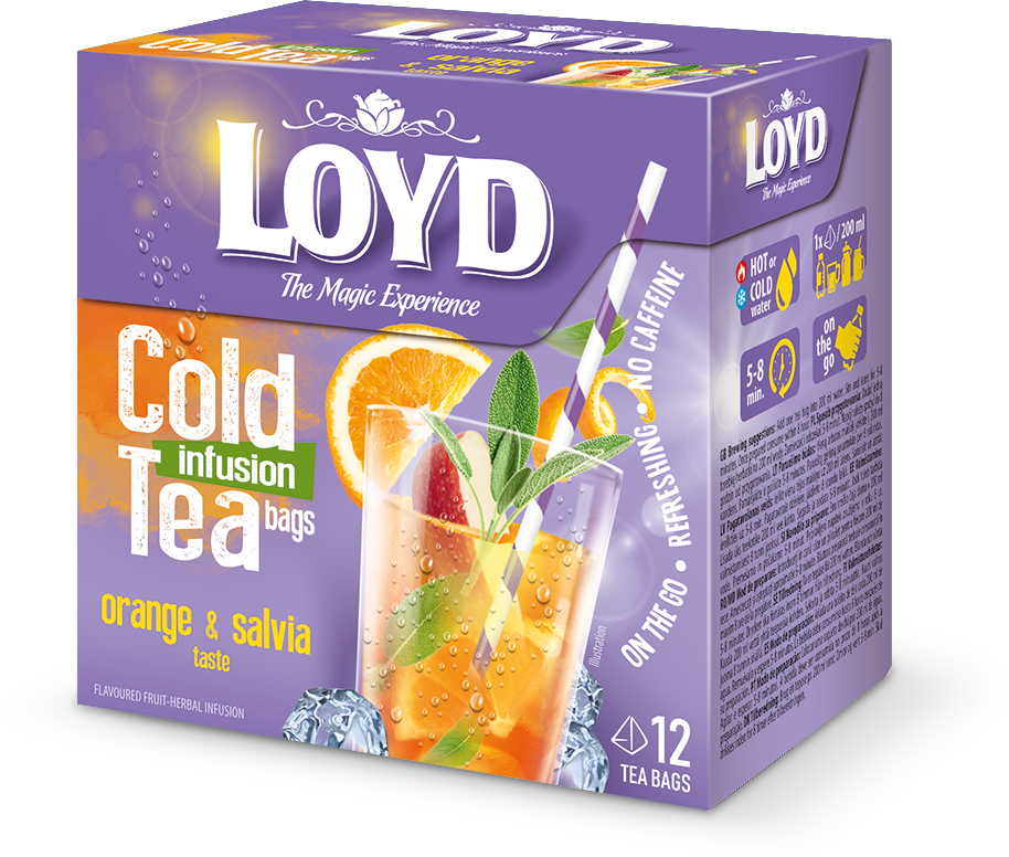 سردنوش نارنگی و مریم گلی 12 عددی LOYD