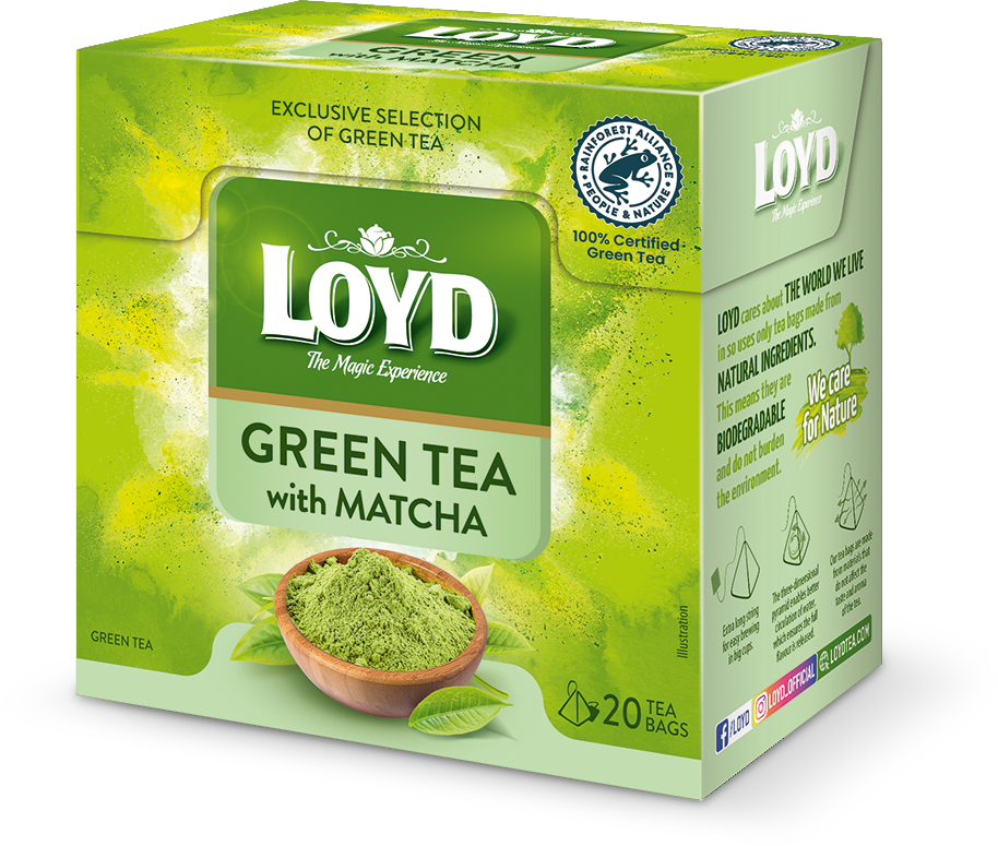 چای سبز با ماچا 20 عددی LOYD