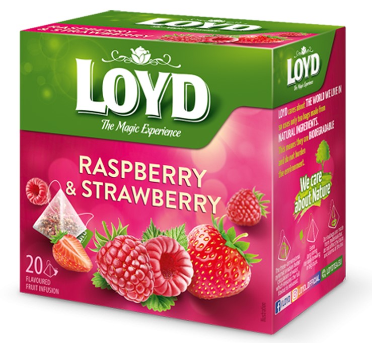 تمشک و توت فرنگی 20 عددی LOYD