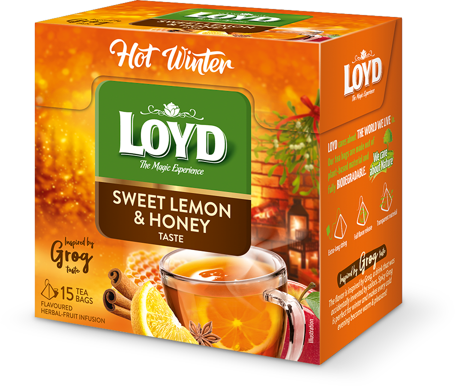 دمنوش لیمو شیرین و عسل 15 عددی LOYD