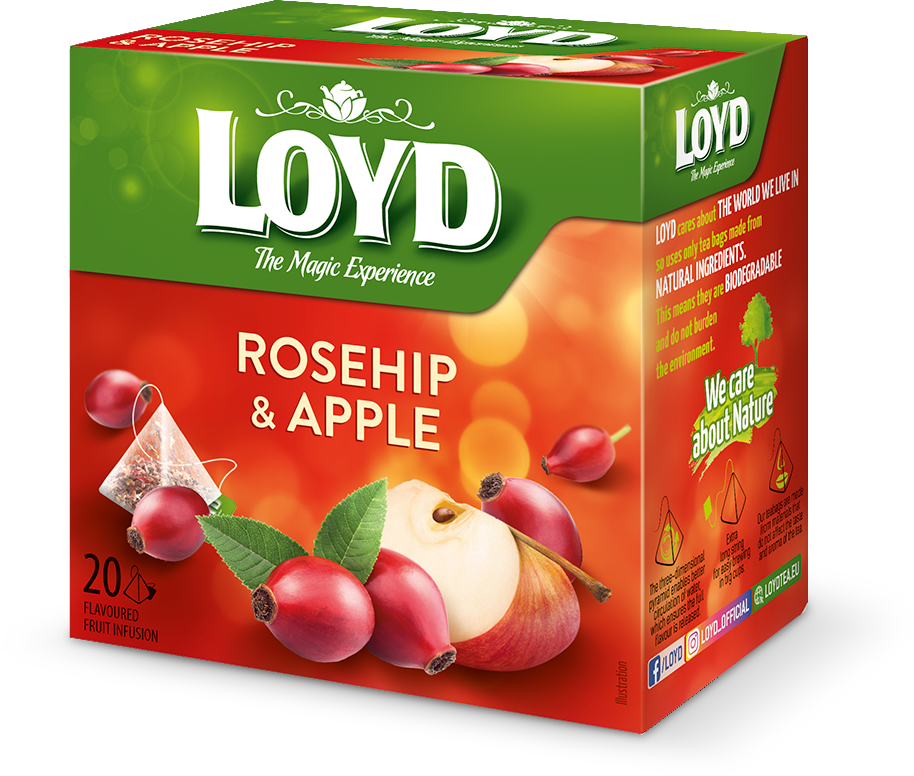 گل رز وحشی و سیب 20 عددی LOYD