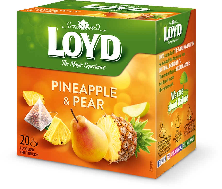 آناناس و گلابی 20 عددی LOYD