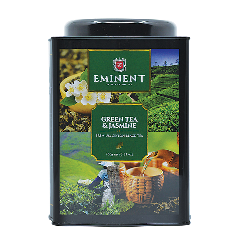 چای سبز و جاسمین امیننت قوطی 6 ضلعی 250 گرمی