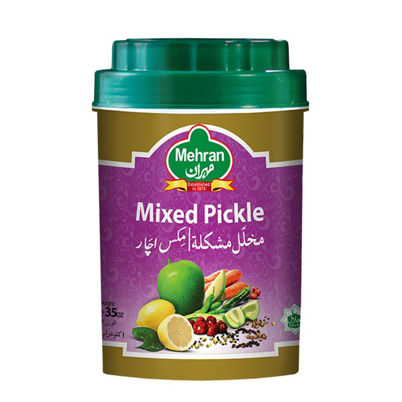 ترشی مخلوط یک کیلویی مهران