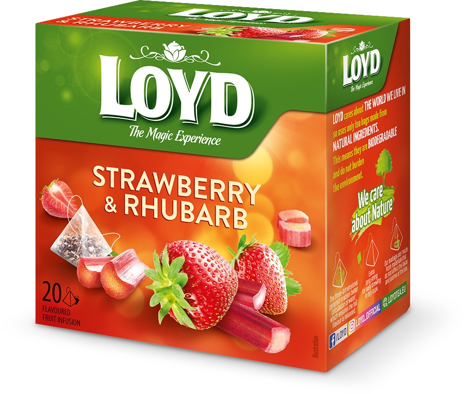 توت فرنگی و ریواس 20 عددی LOYD