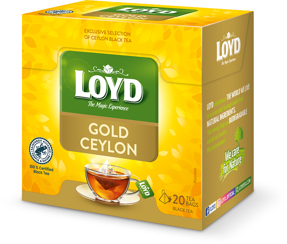 چای سیاه سیلان طلایی 20 عددی LOYD