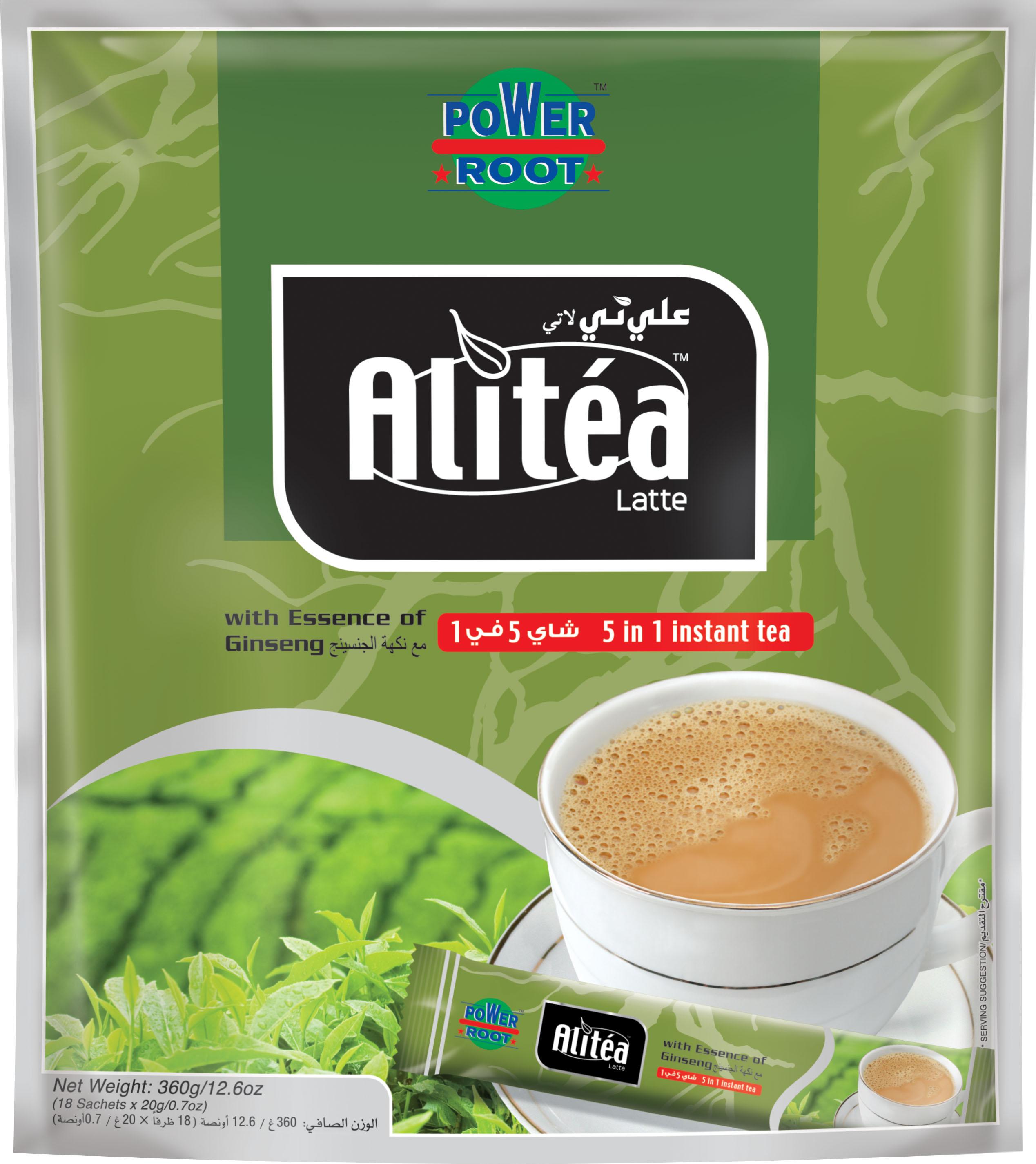 چای لاته جینسینگ 5 در 1 علی تی 18 عددی